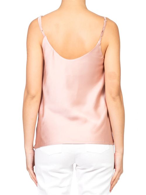 Top doppio scollo v VICOLO | TD0511ROSA